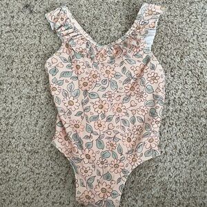 Rylee + Cru Floral Kids Swim One Piece